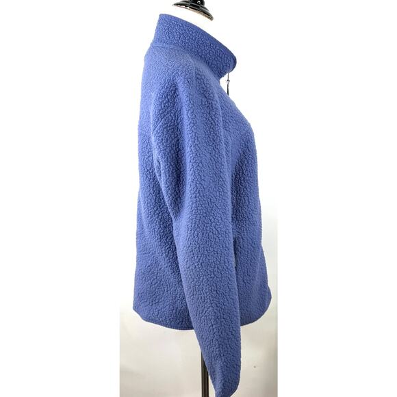 Patagonia Women's Purple Retro Pile Fleece Jacket Size Large - Picture 3 of 8